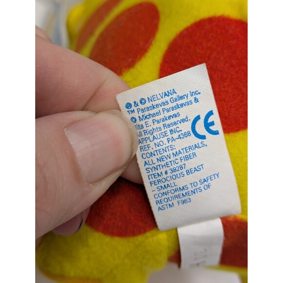 Maggie and the Ferocious Beast Plush 7" Vintage Y2K 2000s Nelvana Toy NWT - Picture 9 of 9